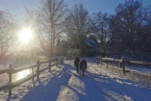 Schnee und Sonnenschein